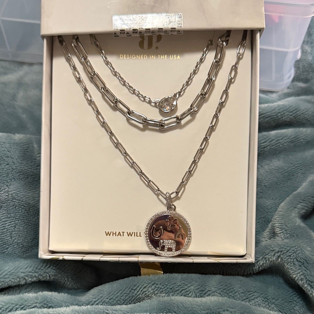 BP Summer 2025 Luxe Layers Necklace with removable Pendant